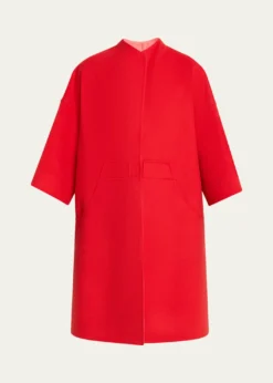 Giorgio ArmaniBicolor Virgin Wool Coat