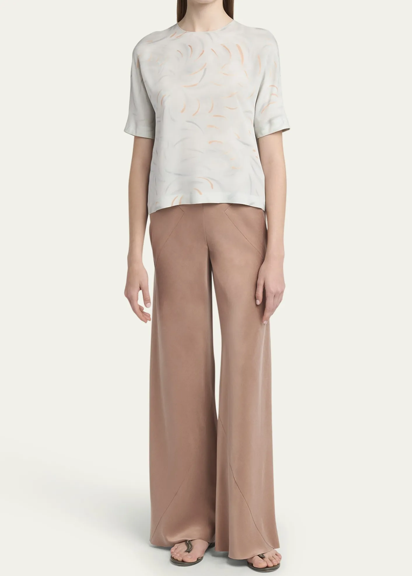 Giorgio ArmaniBrushstroke Silk Blouse