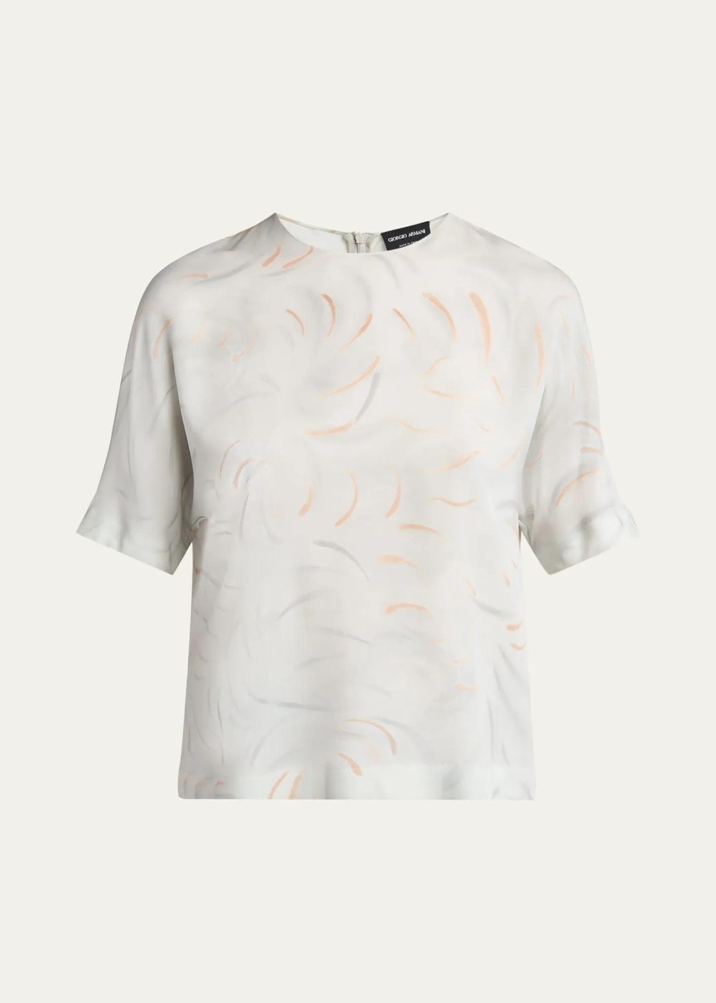 Giorgio ArmaniBrushstroke Silk Blouse