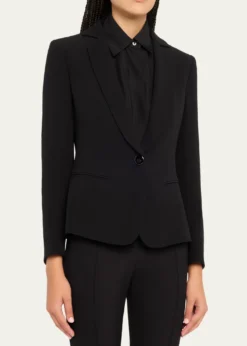Giorgio ArmaniCady Tailored Blazer Jacket