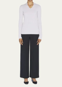 Giorgio ArmaniCashmere Ribbed Knit Sweater