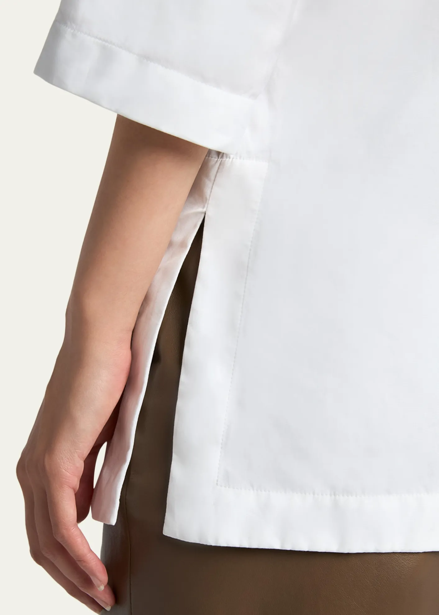 Giorgio ArmaniCotton Poplin Button-Down Shirt