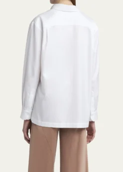 Giorgio ArmaniCotton Twill Tunic Blouse