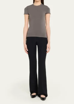 Giorgio ArmaniCrewneck Ribbed Jersey Tee
