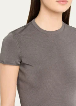 Giorgio ArmaniCrewneck Ribbed Jersey Tee
