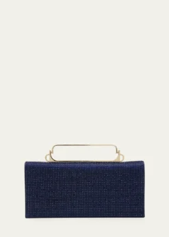 Giorgio ArmaniCrystal Avenue Rhinestone & Satin Clutch Bag