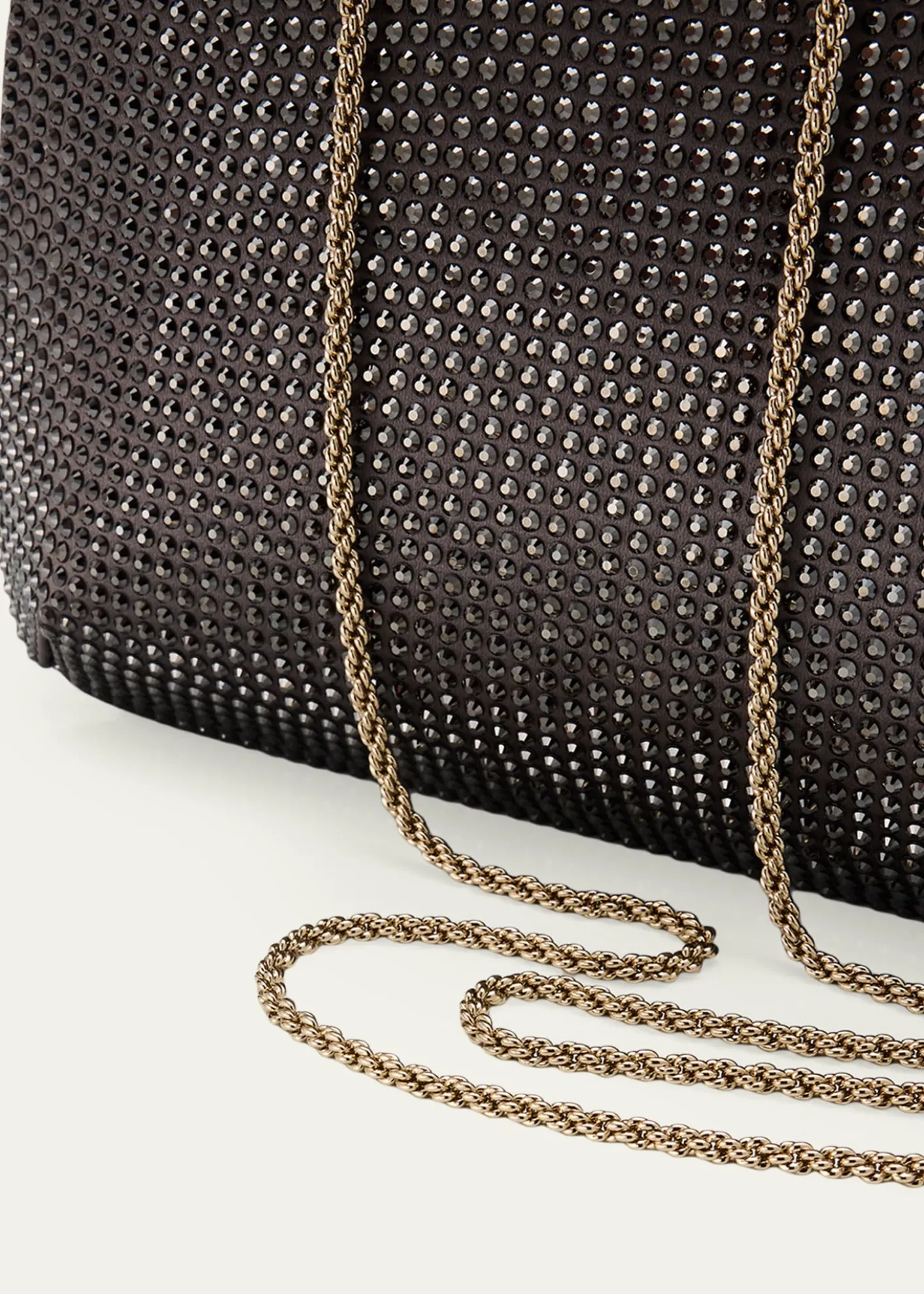 Giorgio ArmaniCrystal Satin Clutch Bag