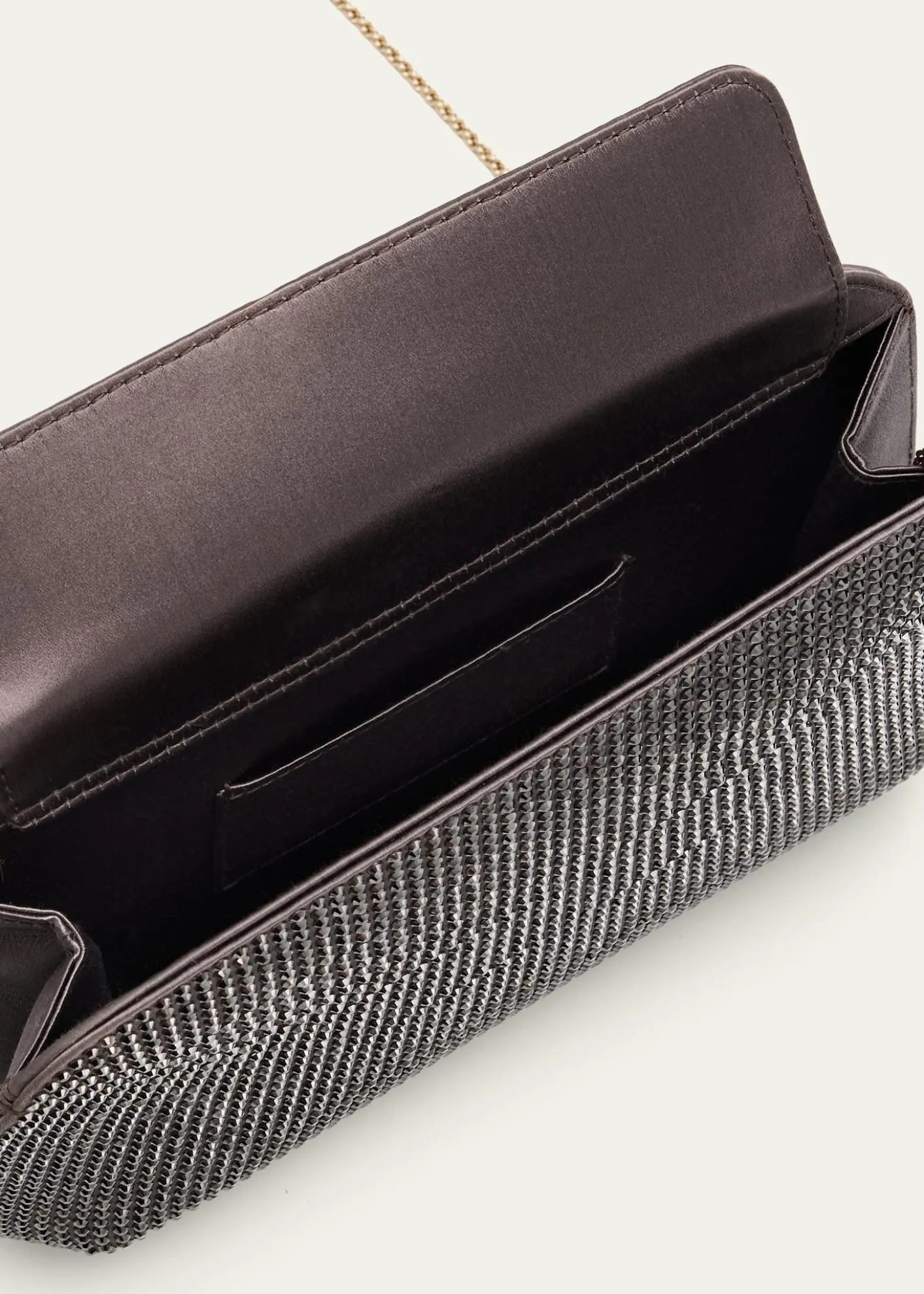Giorgio ArmaniCrystal Satin Clutch Bag