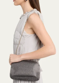 Giorgio ArmaniCrystal Satin Clutch Bag