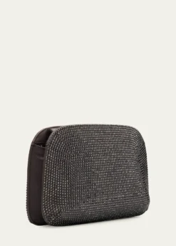 Giorgio ArmaniCrystal Satin Clutch Bag