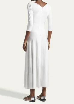 Giorgio ArmaniDiagonal Striped Jacquard Jersey Maxi Dress