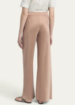 Giorgio ArmaniElastic Waistband Wide Leg Trousers