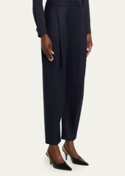 Giorgio ArmaniFlanella Cashmere Straight-Leg Pants