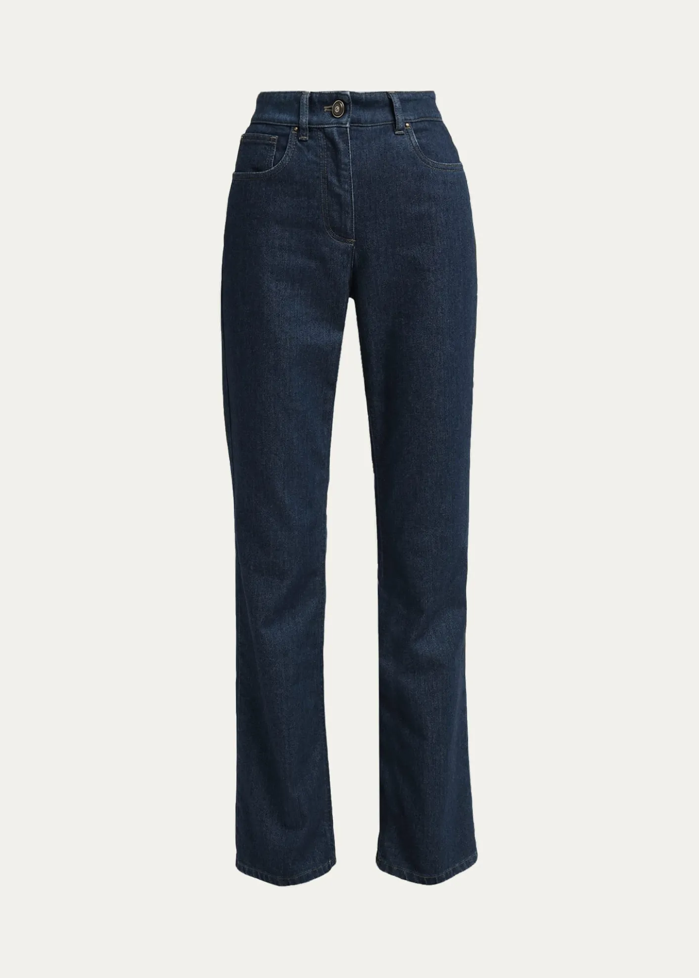 Giorgio ArmaniHigh-Rise Bootcut-Leg Denim Jeans