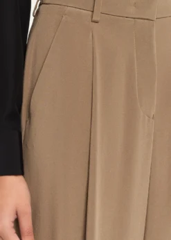 Giorgio ArmaniHigh-Rise Pleated Straight-Leg Trousers