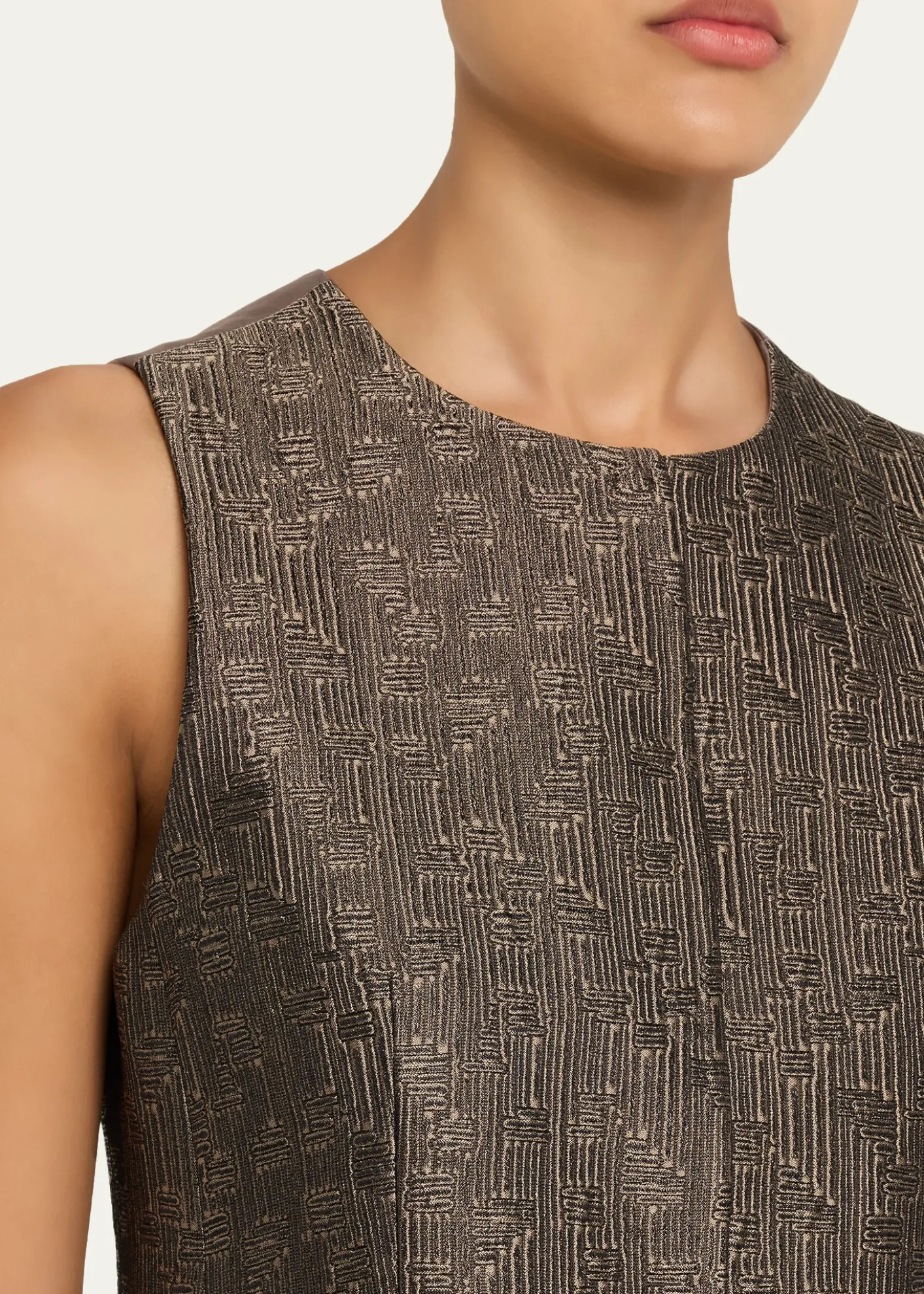 Giorgio ArmaniJacquard Silk-Wool Waistcoat