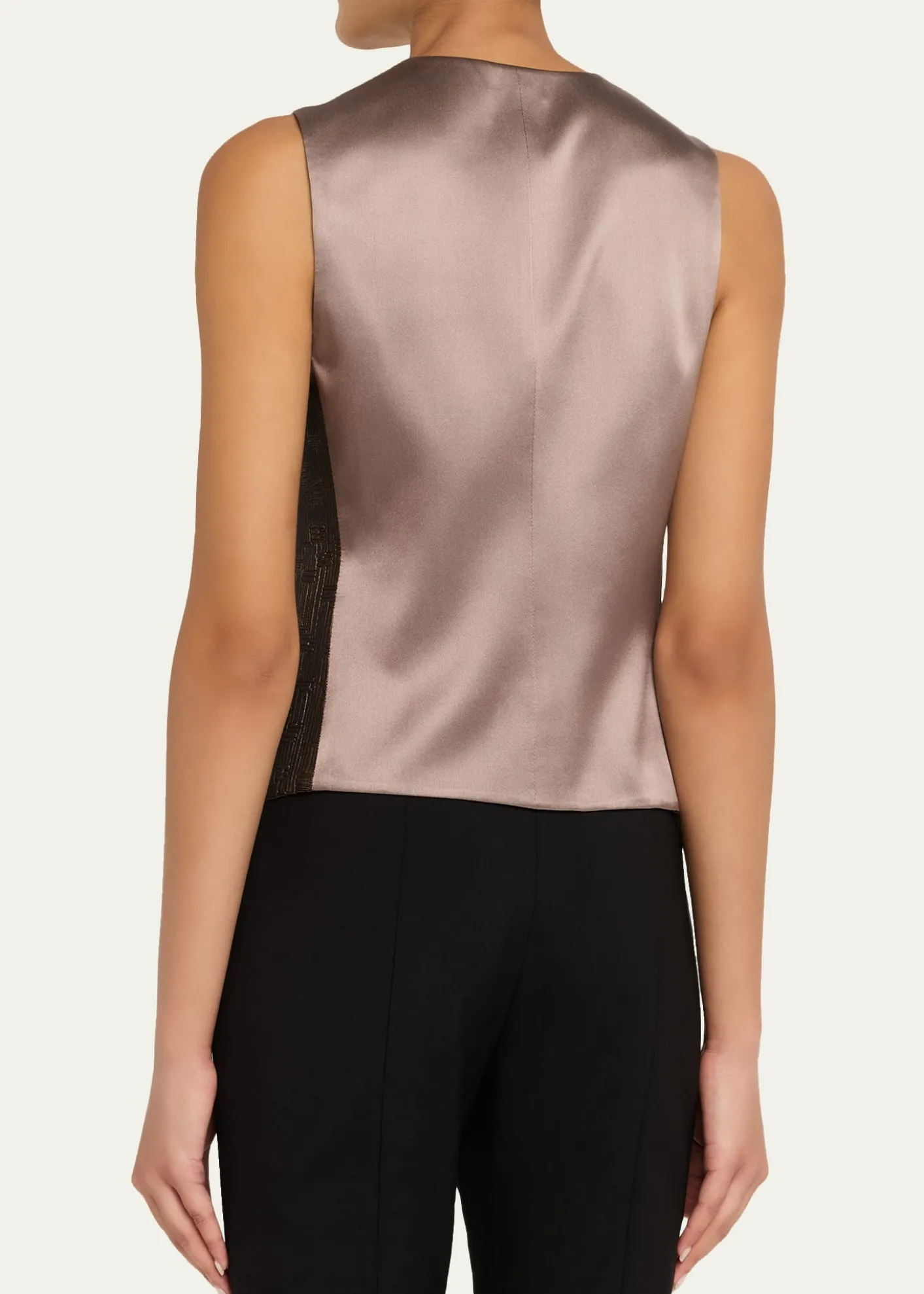 Giorgio ArmaniJacquard Silk-Wool Waistcoat