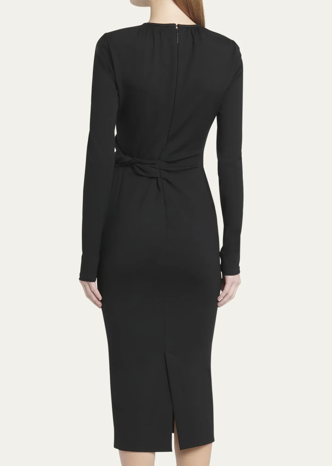 Giorgio ArmaniKeyhole Milano Jersey Sheath Dress