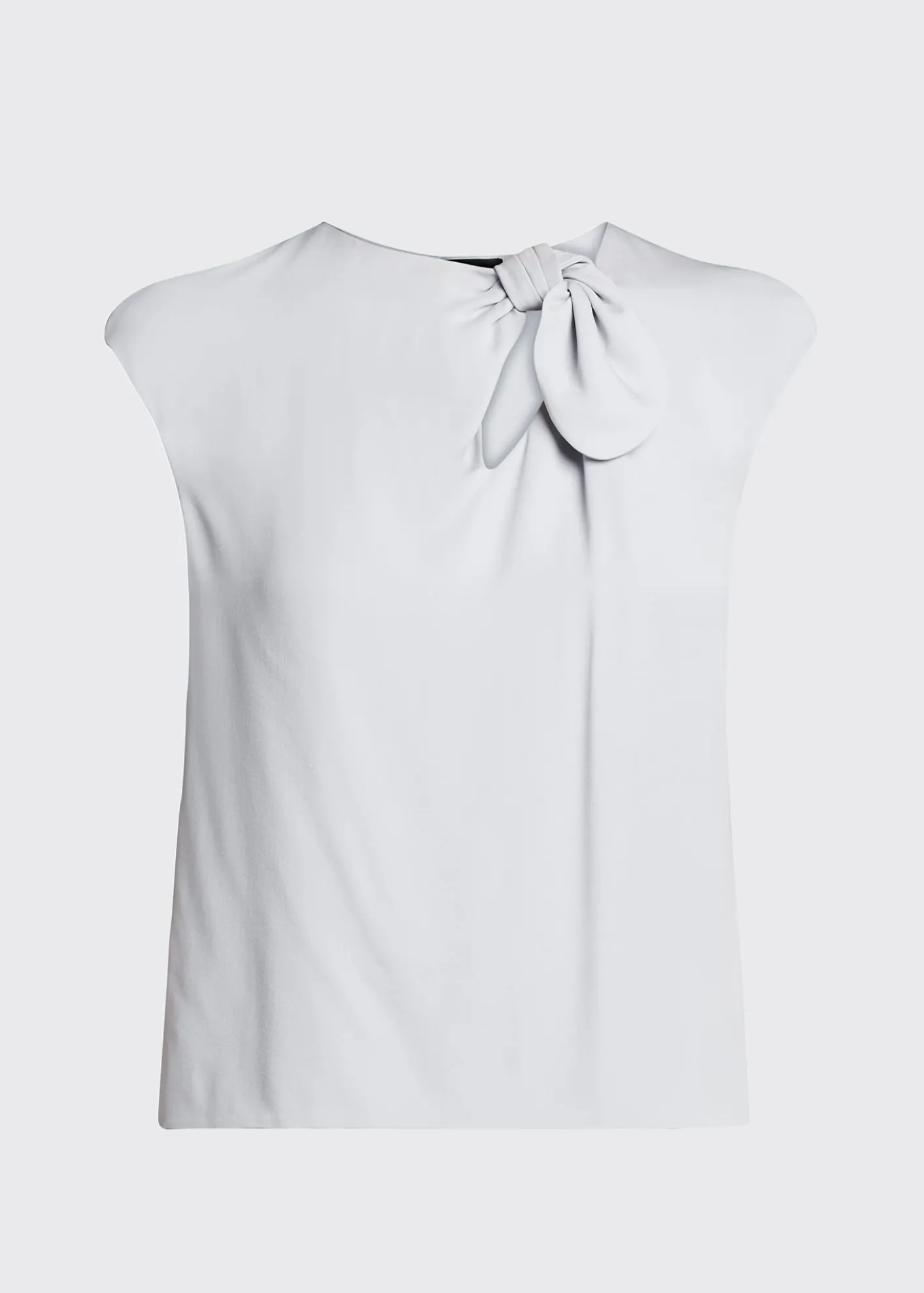 Giorgio ArmaniKnot Keyhole Silk Blouse