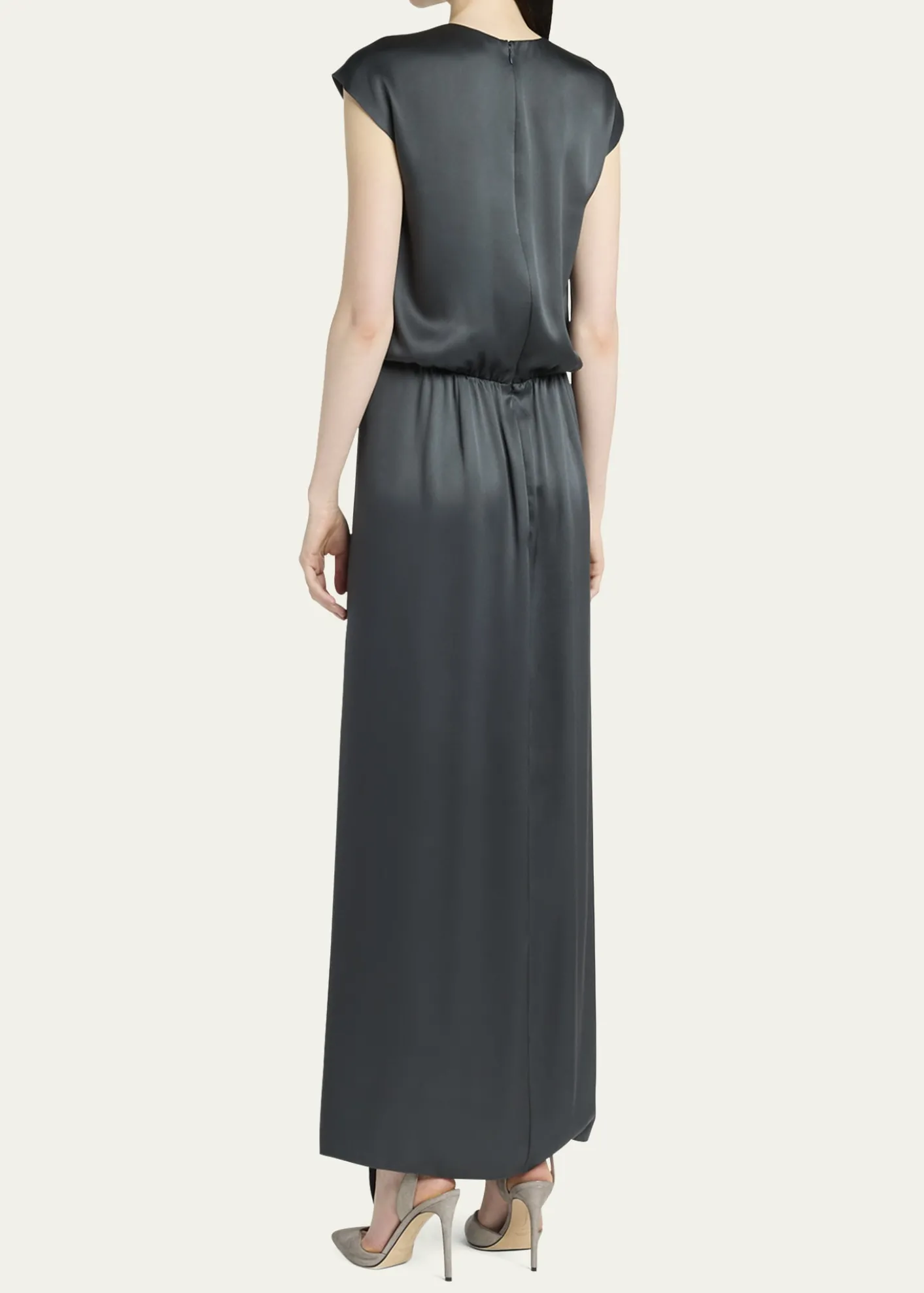 Giorgio ArmaniLong Double Silk Satin Gown
