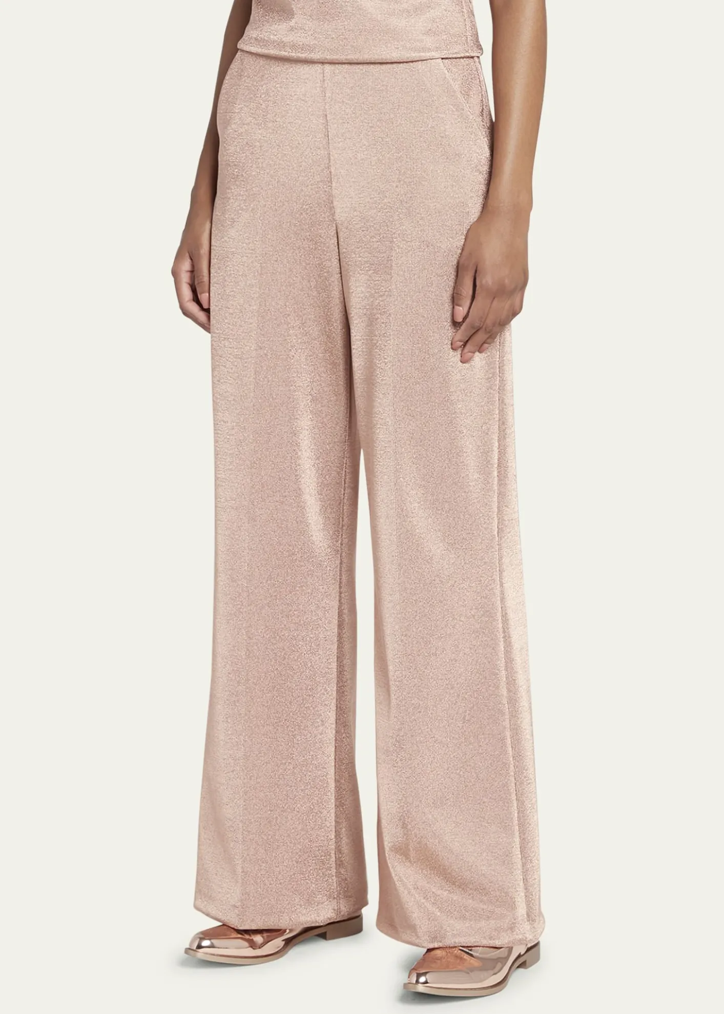 Giorgio ArmaniLurex Bonded Jersey Trousers