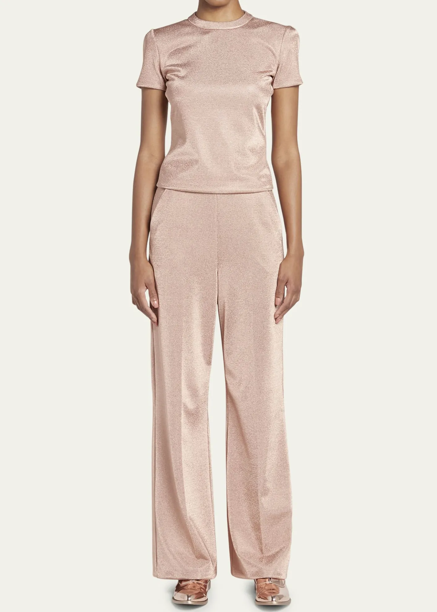 Giorgio ArmaniLurex Bonded Jersey Trousers