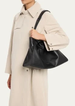 Giorgio ArmaniMedium Lamb Leather Shopper Tote Bag