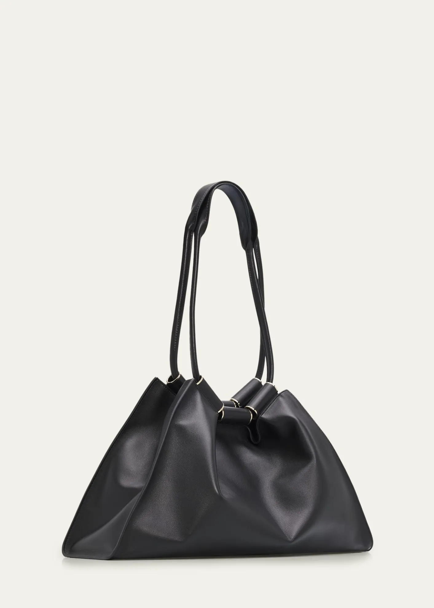 Giorgio ArmaniMedium Lamb Leather Shopper Tote Bag