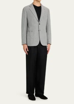 Giorgio ArmaniMen's Birdseye Cashmere Single-Breasted Blazer