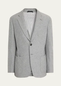 Giorgio ArmaniMen's Birdseye Cashmere Single-Breasted Blazer