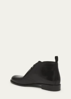 Giorgio ArmaniMen's Bull Leather Chukka Boots