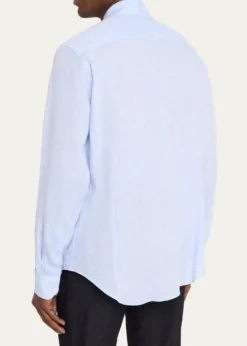 Giorgio ArmaniMen's Classic-Fit Linen Sport Shirt