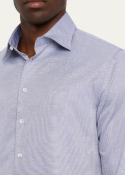 Giorgio ArmaniMen's Cotton Micro-Dot Dress Shirt