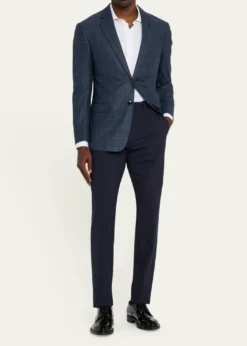 Giorgio ArmaniMen's Cotton Tonal Dot Dress Shirt