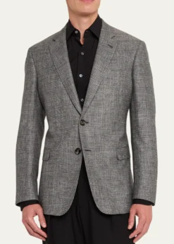 Giorgio ArmaniMen's Crushed Texture Sport Coat