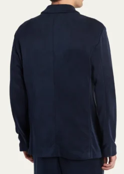 Giorgio ArmaniMen's Cupro Blend Patch-Pocket Blazer