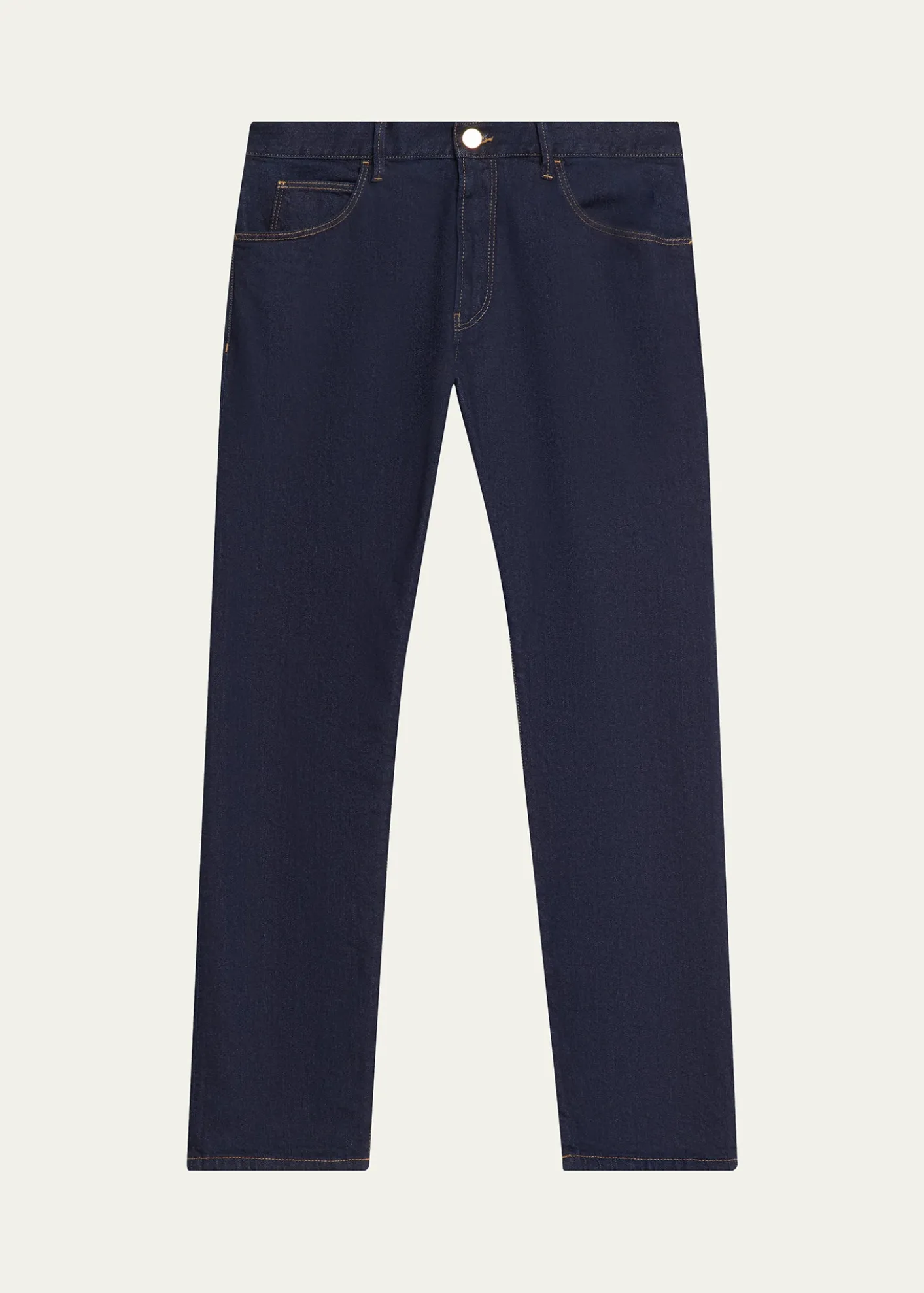Giorgio ArmaniMen's Dark-Wash Denim Straight-Leg Jeans