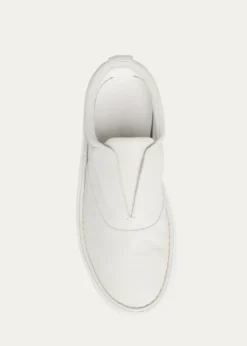 Giorgio ArmaniMen's Deerskin Slip-On Sneakers