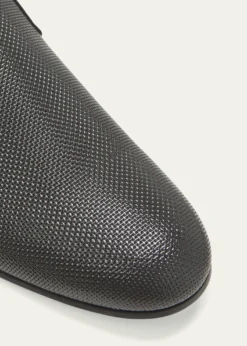 Giorgio ArmaniMen's Formal Leather Venetian Loafers