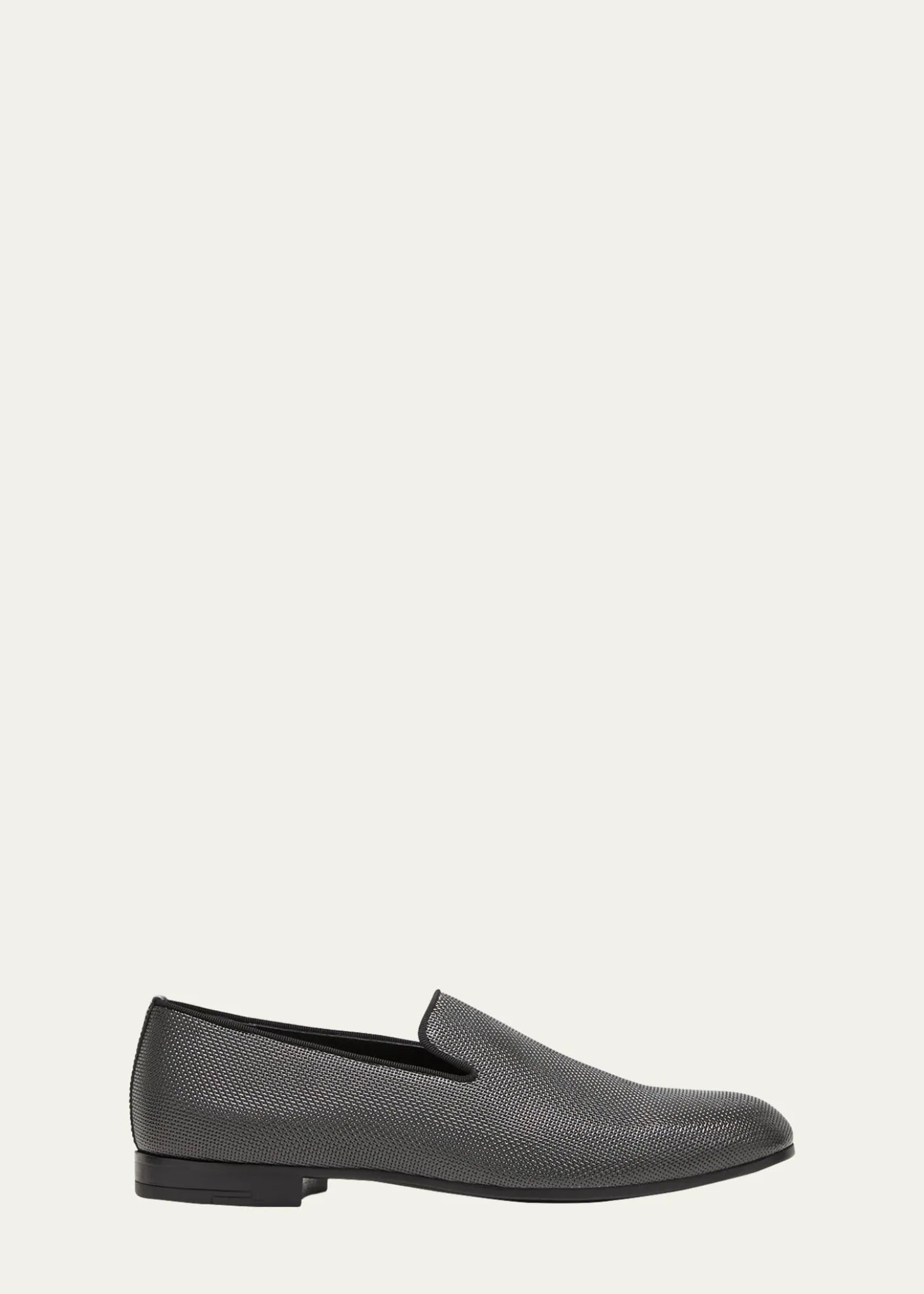 Giorgio ArmaniMen's Formal Leather Venetian Loafers