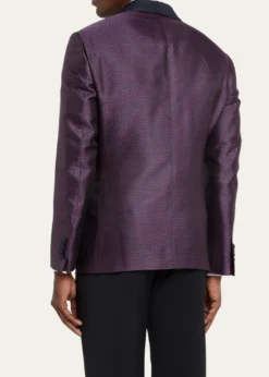 Giorgio ArmaniMen's Jacquard Shawl Blazer