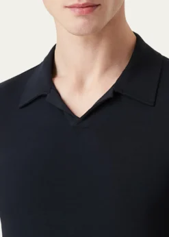 Giorgio ArmaniMen's Jersey Polo Shirt