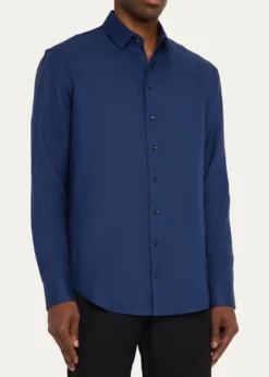 Giorgio ArmaniMen's Linen Classic-Fit Sport Shirt