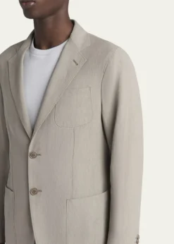 Giorgio ArmaniMen's Linen Upton Jacket