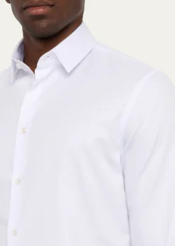 Giorgio ArmaniMen's Logan Piece-Dyed Cotton Sport Shirt