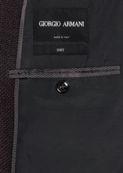 Giorgio ArmaniMen's Micro Grid Textured Blend Sport Coat