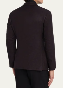 Giorgio ArmaniMen's Micro Grid Textured Blend Sport Coat