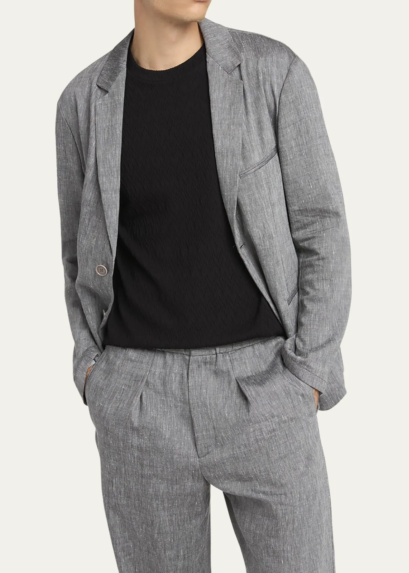 Giorgio ArmaniMen's One Shot Linen-Wool Sport Coat