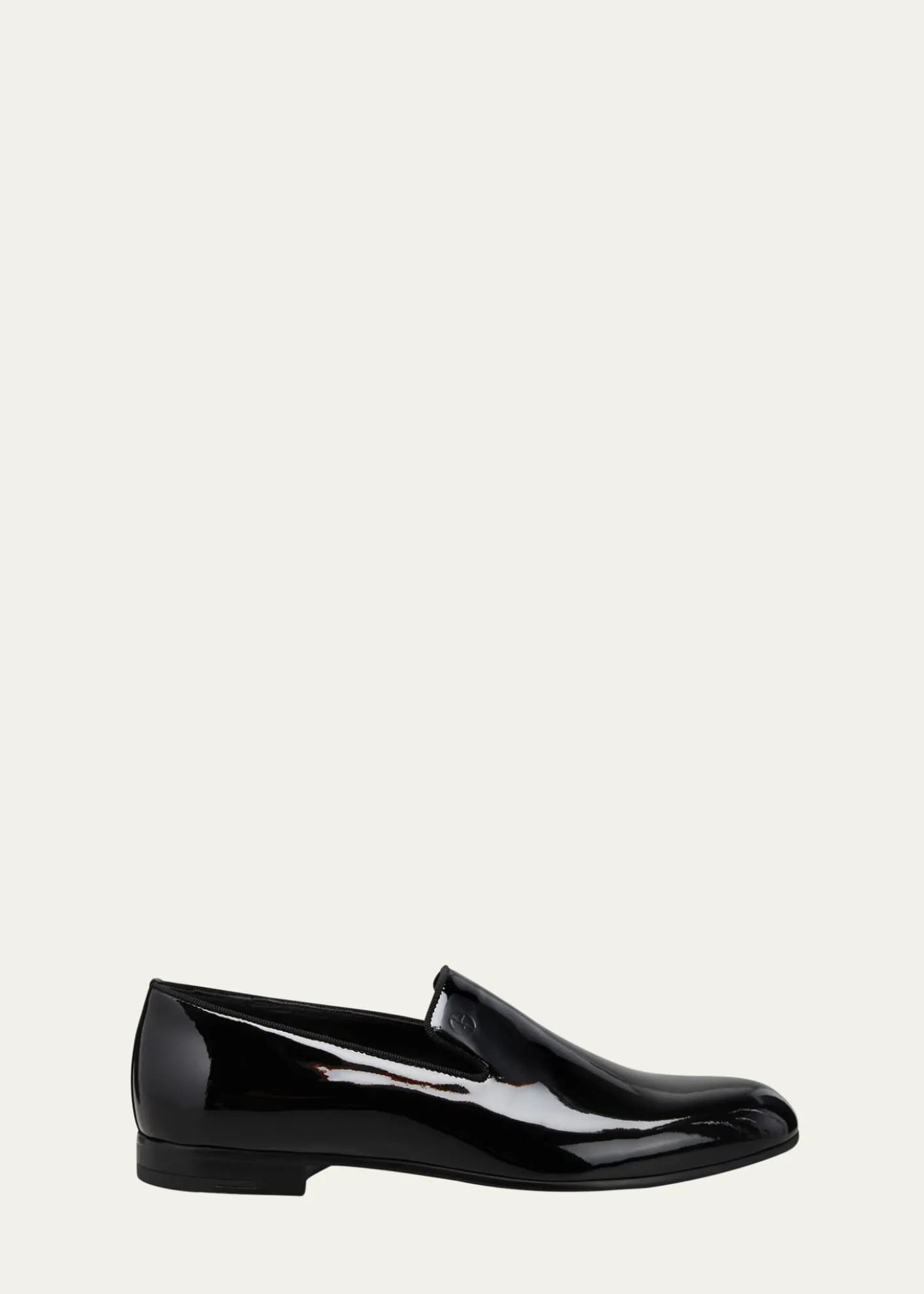 Giorgio ArmaniMen's Patent Formal Slip-Ons