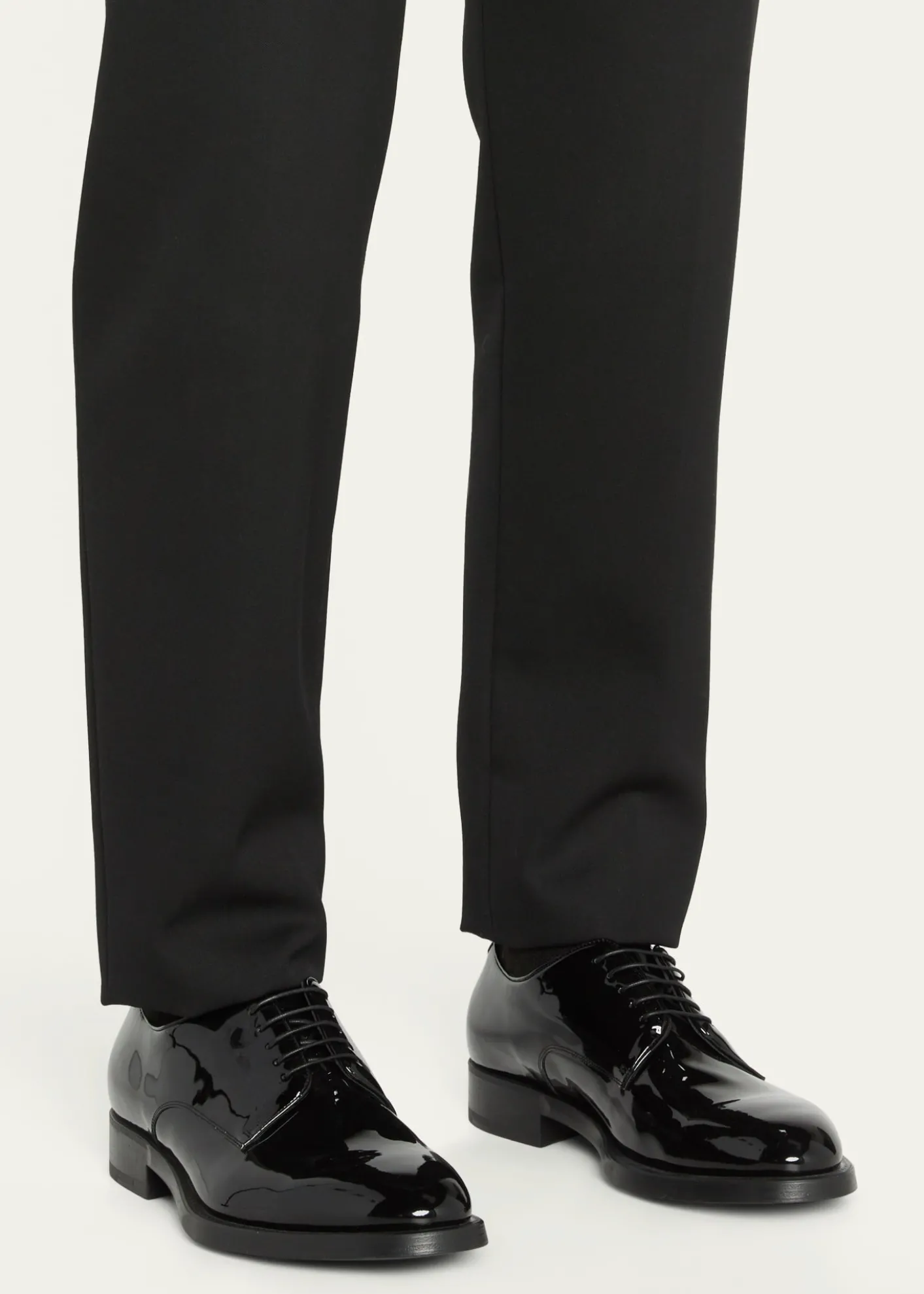 Giorgio ArmaniMen's Patent Leather Derby Shoes